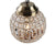 Retro Vintage Royal Empire Ball Chandelier Crystal Modern Pendant Lamp Lustres Lights E27 For Living Room Bedroom Bathroom Hotel