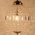 Retro Vintage Royal Empire Ball Chandelier Crystal Modern Pendant Lamp Lustres Lights E27 For Living Room Bedroom Bathroom Hotel