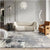 VIKAMA Scandinavian Abstract Crystal Pile Home Decorative Carpet Living Room Bedroom Non-Slip Carpet