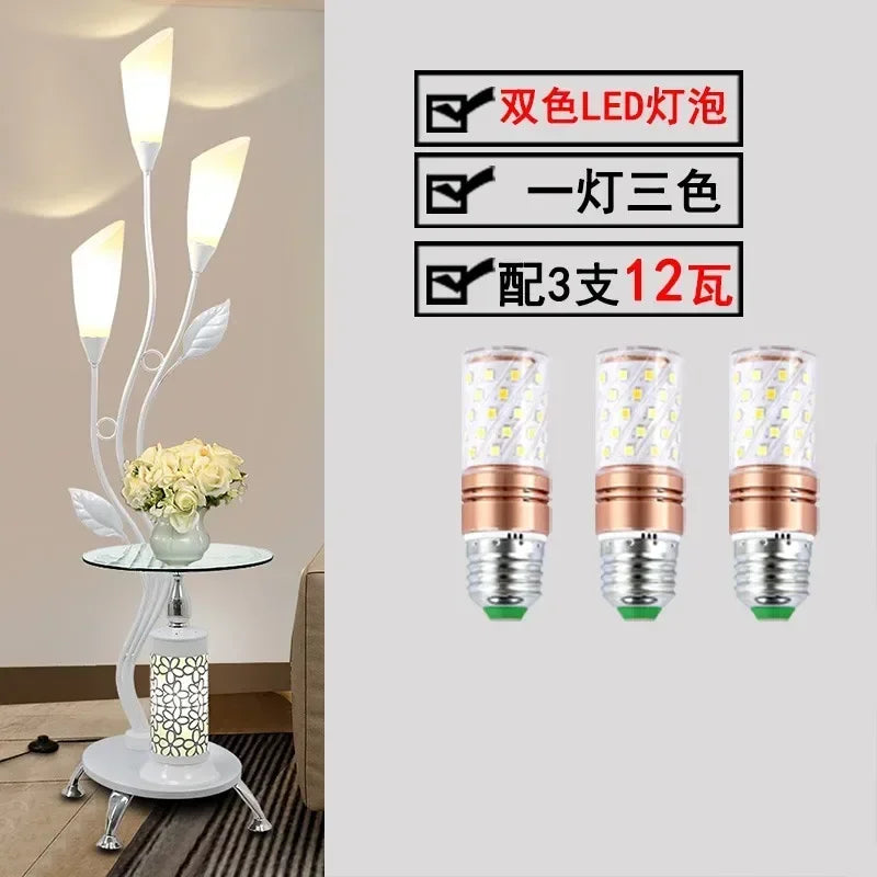 Large Living Room Floor Lamp Decoration Soft TV Cabinet Sofa Side Light Luxury High-End Two-Side Floor Lamp