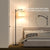 Farmhouse Floor Lamp With Night Light Standing Lamp With E26 LED Bulbs 61" Industrial Floor Reading Light With Fabric Lampshade