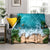 Natural Scenery Starfish Beach Shell Sea Star Sand Blanket,Soft Throw Blanket for Home Bedroom Bed Sofa Picnic Cover Kids Gift