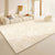 VIKAMA Nordic Striped Artistic Plush Rug - Soft, Non-Slip Area Rug for Living Room, Bedroom, Study, Office Decor