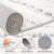 VIKAMA Area Rug Living Room Rugs Machine Washable Boho Large Carpet for Bedroom Nursery  Office Dining Room Home House Decor