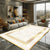 Golden Marble Carpet Luxury Bedroom Decoration Large Area Rugs Sofa Side Carpets for Living Room Soft Non-slip Lounge Floor Mat