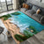 2025 New Starfish Beach Shell Sea Star Sand Carpet Rug for Living Room Bedroom Home Sofa Decoration,Kids play Non-slip Floor Mat