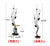 Large Living Room Floor Lamp Decoration Soft TV Cabinet Sofa Side Light Luxury High-End Two-Side Floor Lamp