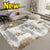 VIKAMA Scandinavian Abstract Crystal Pile Home Decorative Carpet Living Room Bedroom Non-Slip Carpet