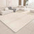 VIKAMA Nordic Striped Artistic Plush Rug - Soft, Non-Slip Area Rug for Living Room, Bedroom, Study, Office Decor