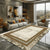 Golden Marble Carpet Luxury Bedroom Decoration Large Area Rugs Sofa Side Carpets for Living Room Soft Non-slip Lounge Floor Mat