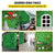 VEVOR 50x50 Artificial Plants Grass Wall Panel Boxwood Hedge Backdrop Home Decor Privacy Fence Backyard Wedding Party Background