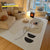 VIKAMA Modern Simple Living Room Fully Covered Carpet Sofa Tea Table Wear  Anti slip Easy to Care for Crystal Velvet Floor Mat
