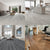 Peel-and-Stick Laminate Wood Flooring Water-ResistantScratch-Resistant Easy Installation 915x152mm Rustic Wood Look 36-Pack