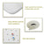 Golden Marble Carpet Luxury Bedroom Decoration Large Area Rugs Sofa Side Carpets for Living Room Soft Non-slip Lounge Floor Mat