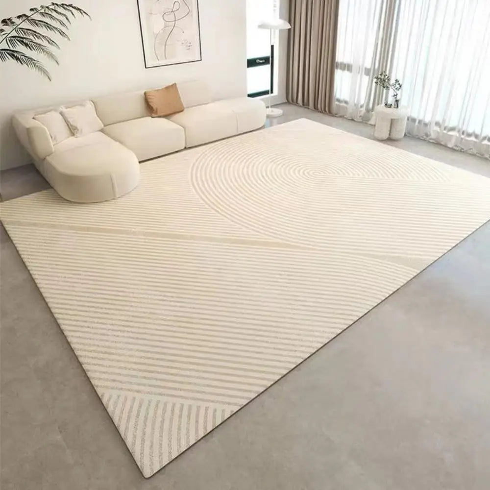 VIKAMA Modern Simple Crystal Wool Carpet Family Living Room Bedroom Decoration Carpet Non-Slip And Dirty Cloakroom Floor Mat
