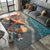 2025 New Starfish Beach Shell Sea Star Sand Carpet Rug for Living Room Bedroom Home Sofa Decoration,Kids play Non-slip Floor Mat
