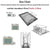 VIKAMA Modern Minimalist Area Rug Large Living Room Bedroom Office Non-Slip Carpet Home Decorative Floor Mat