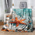 Natural Scenery Starfish Beach Shell Sea Star Sand Blanket,Soft Throw Blanket for Home Bedroom Bed Sofa Picnic Cover Kids Gift
