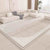 VIKAMA Nordic Striped Artistic Plush Rug - Soft, Non-Slip Area Rug for Living Room, Bedroom, Study, Office Decor