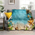 Natural Scenery Starfish Beach Shell Sea Star Sand Blanket,Soft Throw Blanket for Home Bedroom Bed Sofa Picnic Cover Kids Gift